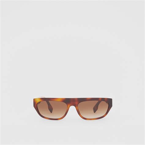 burberry rectangular frame sunglasses
